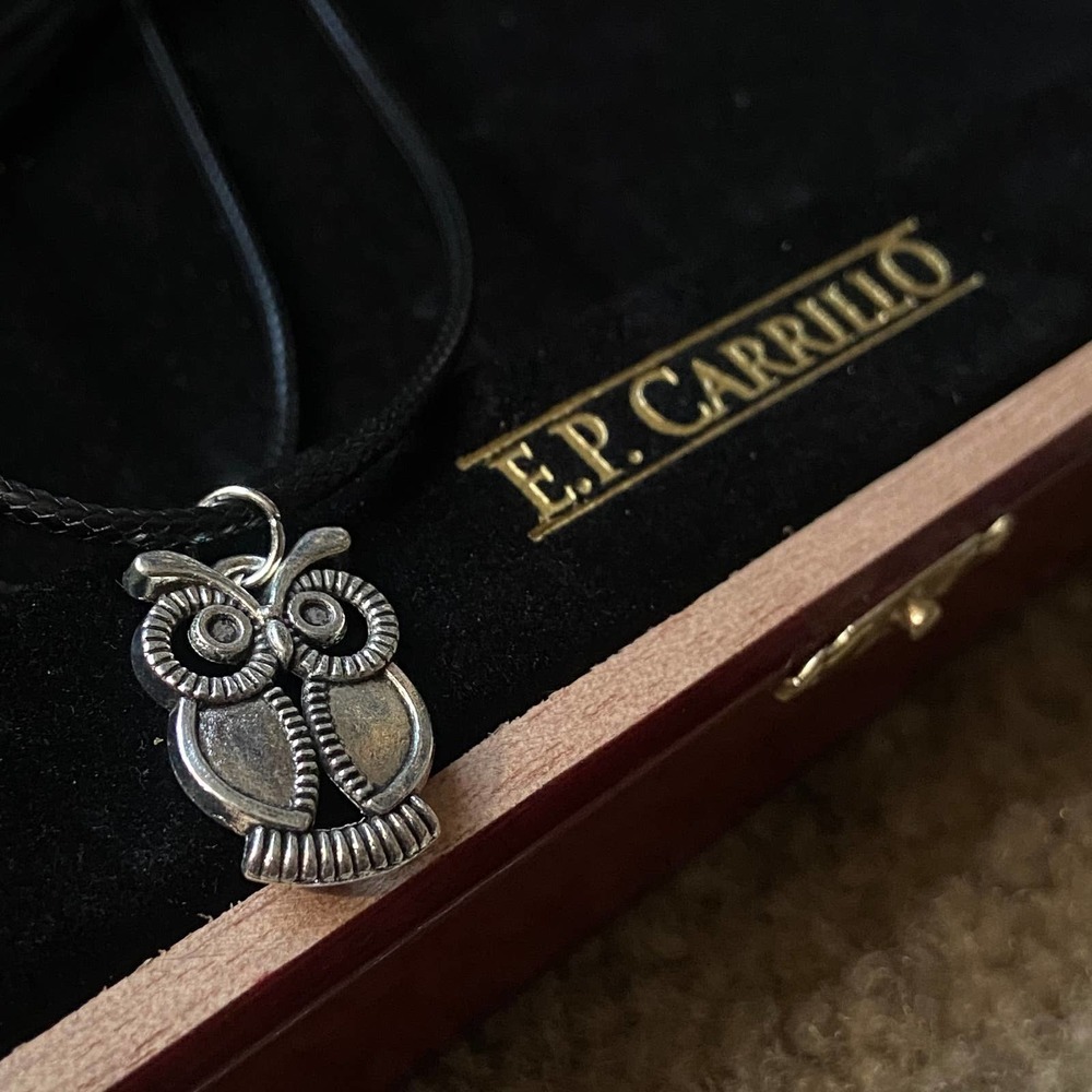 Owl - Silver Necklace